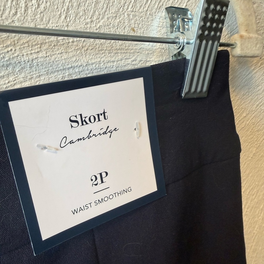 Charter Club Navy Blue Skort 2P Waist Smoothing Mini Skort New Sporty Girl - Picture 10 of 11